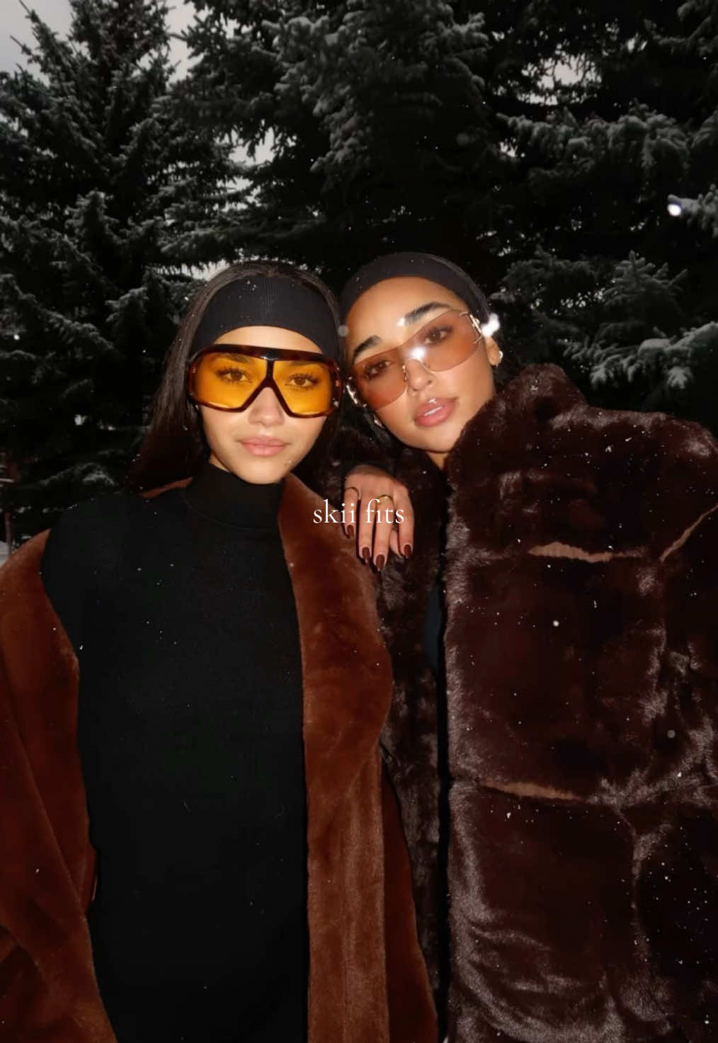 skii season outfits⛷️❄️//#fyp #OOTD #fashiontiktok #xyzcba #aesthetic #outfitinspo #skiing #skiingtiktok #pinterest #winterfit #london 