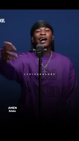 Amen (lyrics) - @Ruhdee 🎶🙏 #amen #ruhdee #ruhdeedia #trending #newmusic #liveperformance #fypシ゚ #lyricsvideo #fypシ゚viral #lyricsgalore #foryou 
