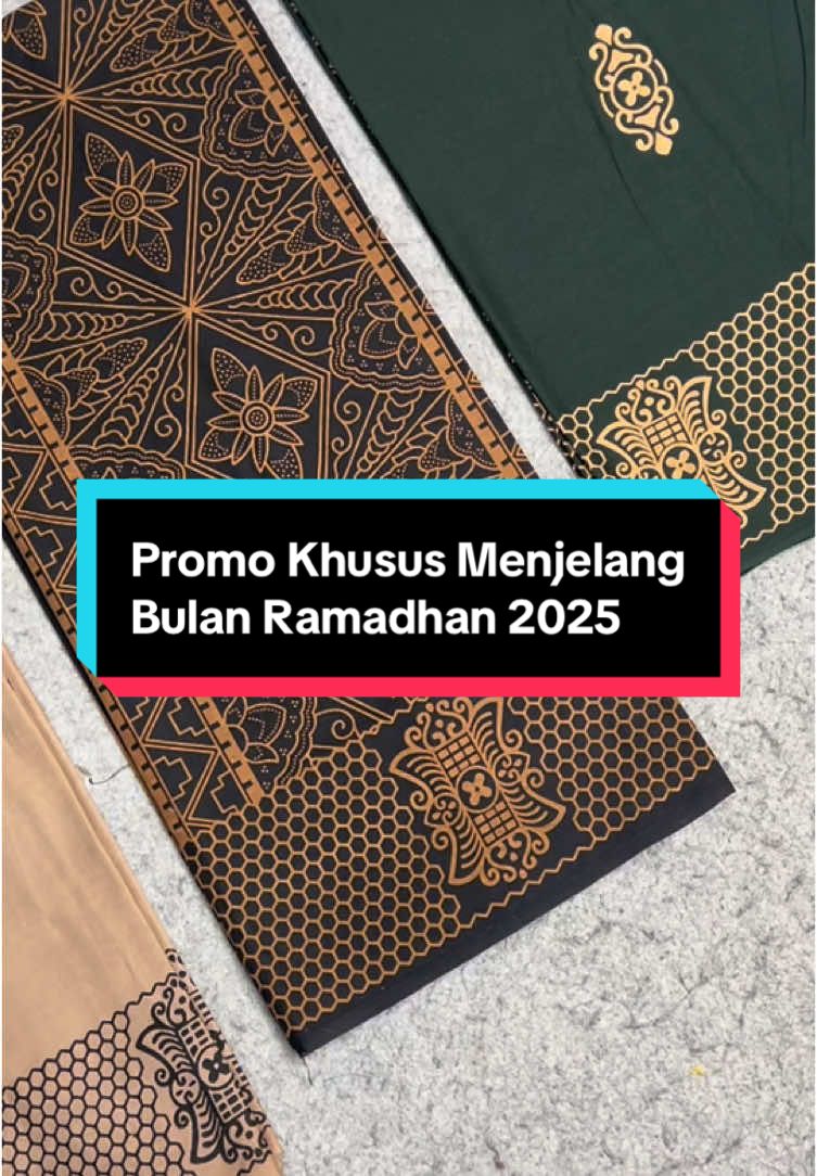 3 Pcs sarung ini cuma 100rb an aja. Promo terbatas langsung cek keranjang #sarung #promoguncang1212 #bakulsarung #foryou 