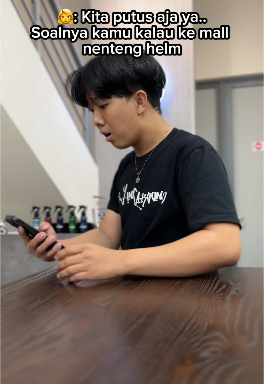 Jaga mulutmu nona!... 🤫🧏‍♂️ #fyp #helm #agv #arai 