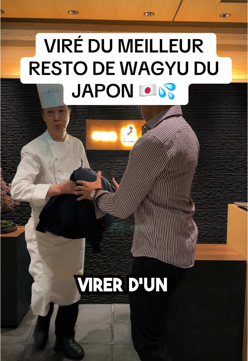 Cette dinguerie 🥩💦 📍 Teppanyaki Ousaka #japon #japania #voyagejapon #vivreaujapon #wagyu #osaka #teppanyaki #restaurant #omiwagyu 