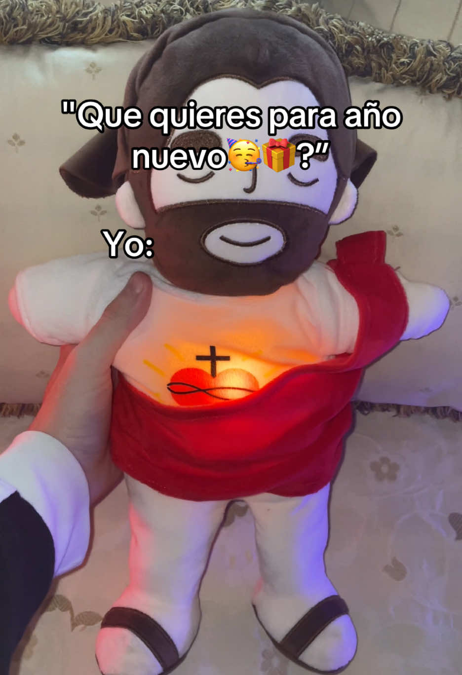 Podéis conseguir nuestro peluche de Jesús que respira en nuestra web🥹🙏🏻 #jesus #peluche 