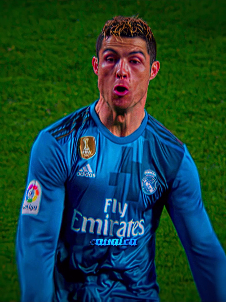 NOODLE HAIR RONALDO 😍 #cr7edits #cr7fans #cristianoronaldo #footballedit #realmadridfc 