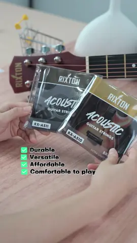 Find your perfect tone with Rixton Acoustic Guitar Strings RX-AS10/AS11/AS12. #soundthatrocks #guitarstrings #acoustic #fyp #rixton #fypage #fyppppppppppppppppppppppp 