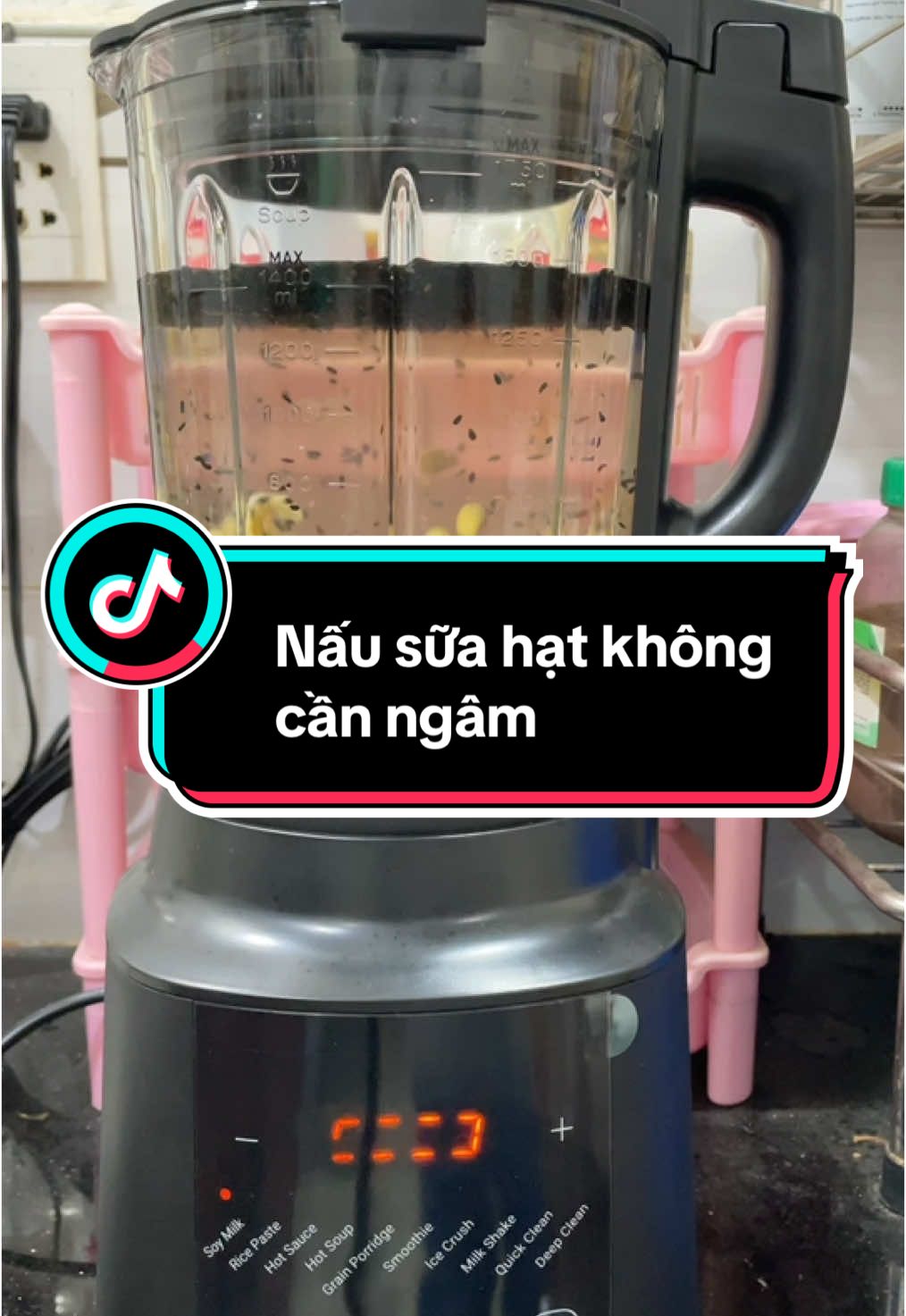 Vừa nấu sữa nóng lại còn có thể xay lạnh #tefalvn #mayxaynausuahattefal #bl511868 