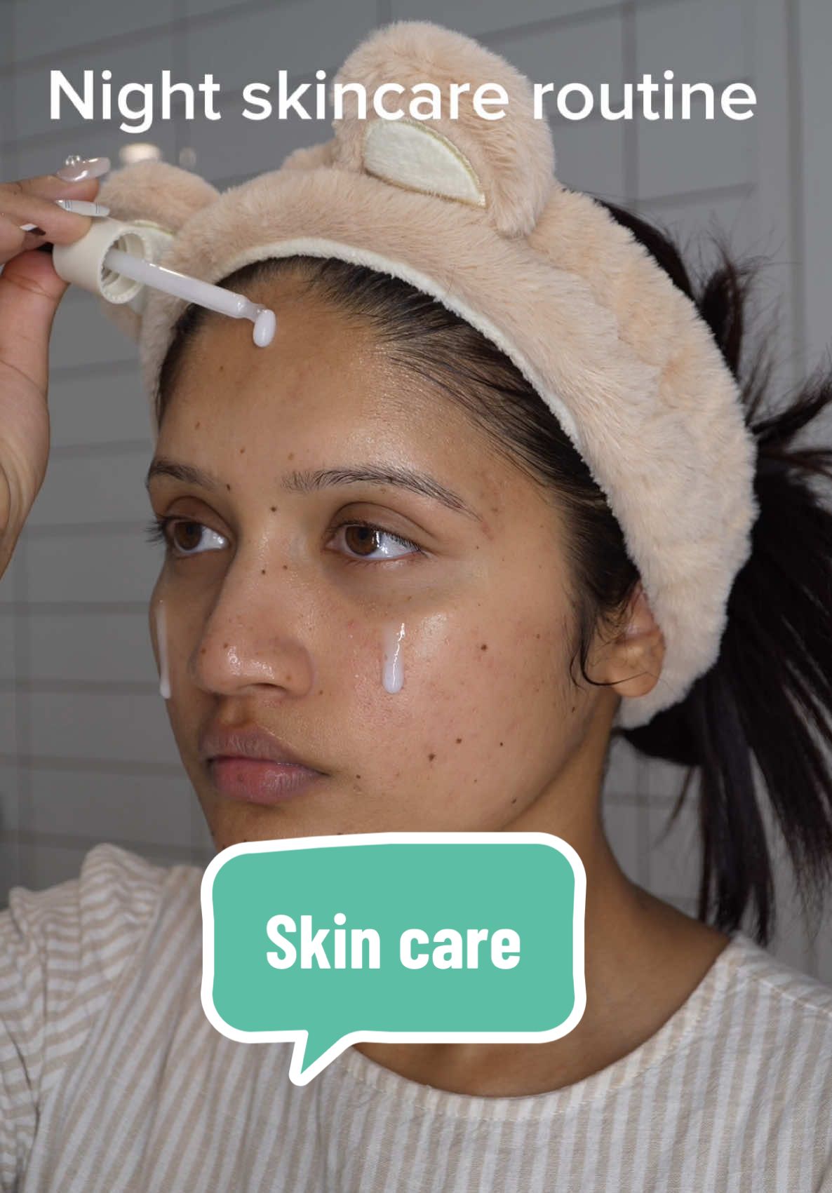 Night skincare routine☺️ for Acne prone skin🙂  #acneproneskin #skincare #skincareroutine #nightskincareroutine #nightskincare #acneskin #acneskincare #acneskincareroutine #selflove 