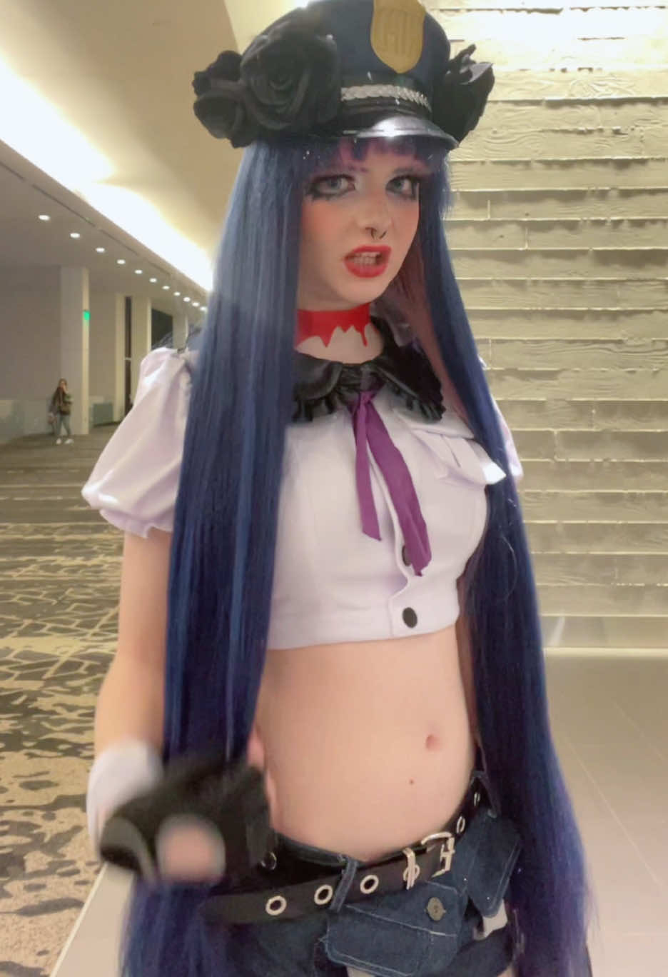 AYESHA SAVE US!!!! #pantyandstockingwithgartebelt #paswgcosplay #stockinganarchycosplay #stockinganarchy 