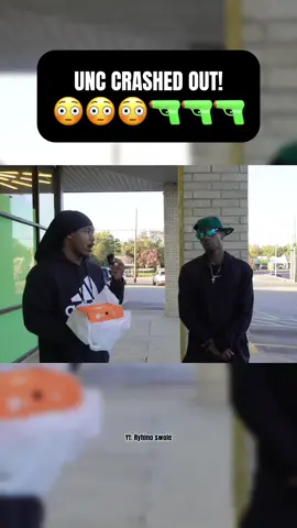 HE CRASHED OUT 😨😨 #fyp #hood #prank #funnyvideo #laugh 
