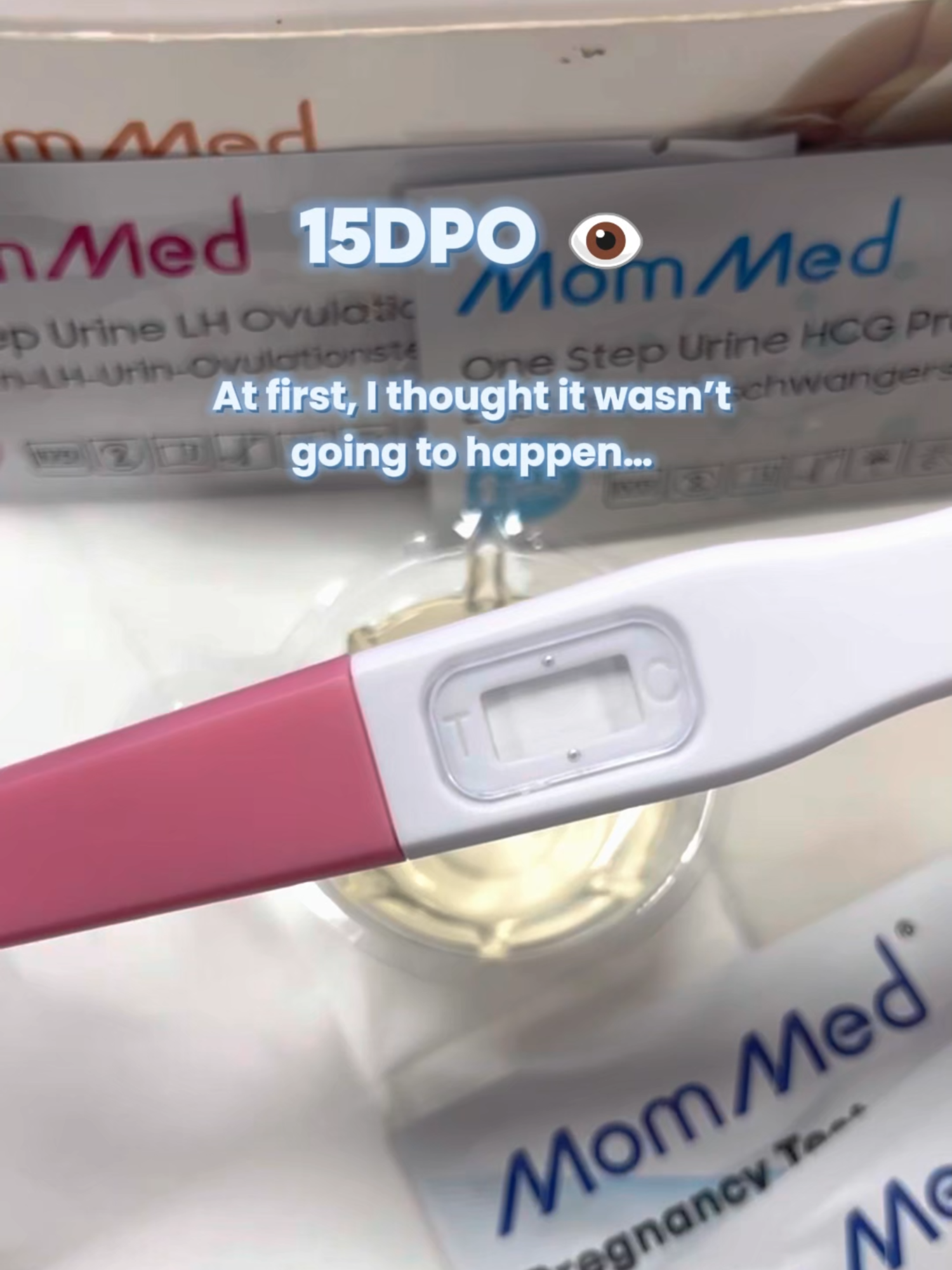 DPO15  Click the link in the bio #ttc #ttcjourney #mommed #ttccommunity #TryForbaby #tryingforababy #pregnancy #DPO #fertility #hope #PregnancyTest #baby #positive #pregnant