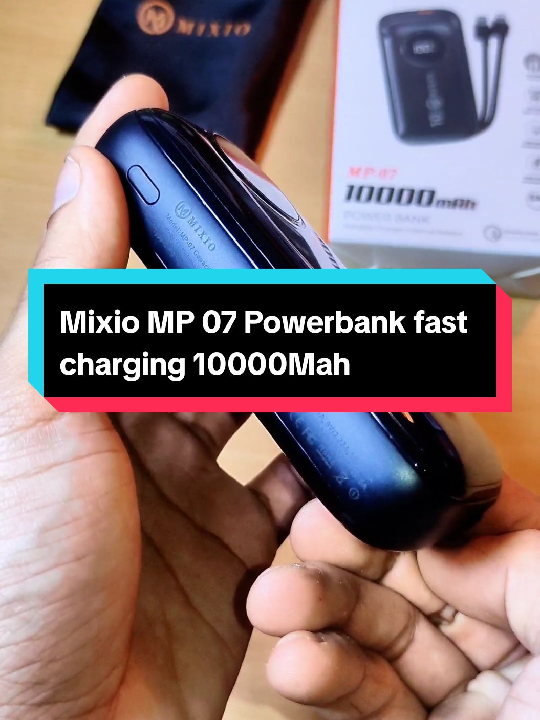 Mixio MP 07 Powerbank mini 10000Mah fast charging #powerbankfastcharging #powerbankmixiomp07 #mixiomp07 #powerbankmixio #powerbankmini 