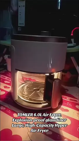 TOMLER 6.0L Air Fryer Explosion-proof glass liner Large High-Capacity Hyper Air Fryer Large High-Capacity(6L)! Don't miss out! Tap the link below #airfryer #fryer #fryermachine #tomler #kitchen #KitchenHacks #kitchenwere #kitchentools #fyp #viral #trending #mademebuyit #buynow #airfryerlargecapacity 