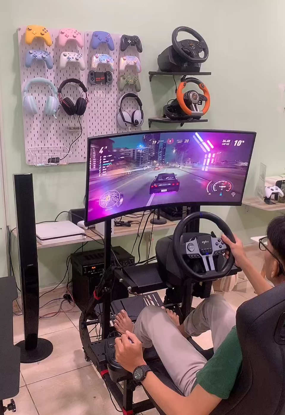 PXN V9 GEN2 Need For Speed Heat in console Playstation 4. #PXN #pxnv9gen2 #steeringwheel #ps4 #nfsheat #nfs  #highlight  #LIVEhighlights #TikTokLIVE #LIVE 
