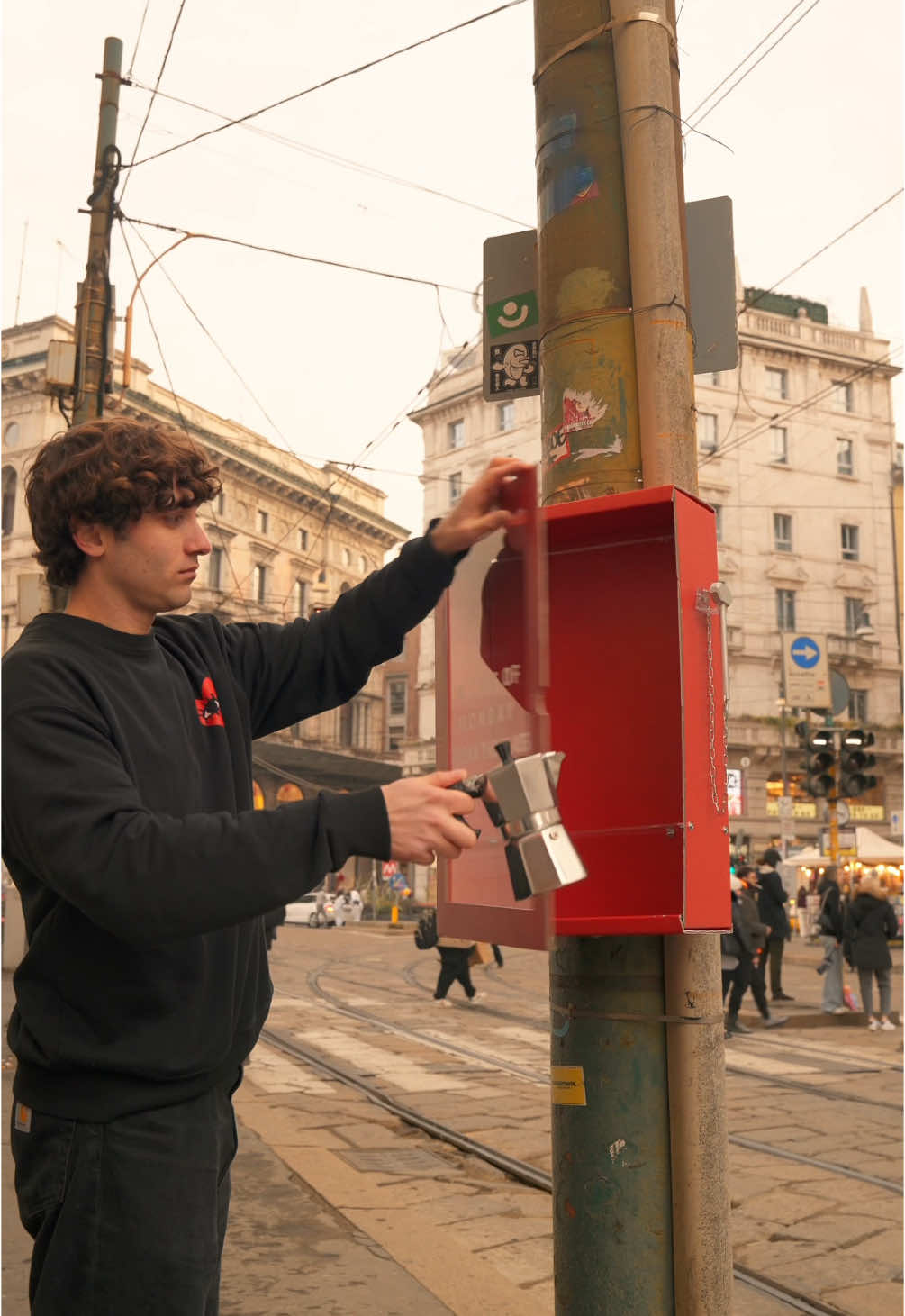 in case of monday, break the glass #streetart 