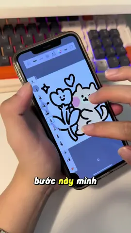 Hôm nay sử dụng app free trên điện thoại để vẽ cùng pun nha #punart #punartstudio #hocve #vebangdienthoai #chibi #viral #drawing 