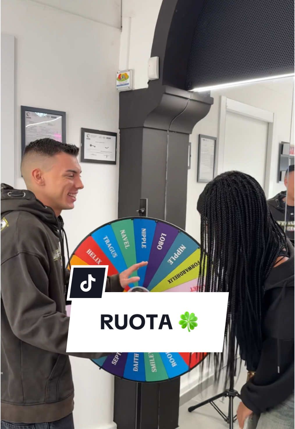 RUOTA 🍀 - 🎥:@Kube Agency | Content Creation  #macedoniapiercing #ruota #piercing #piercinglovers 