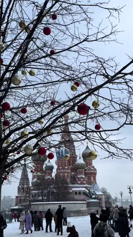 Moscow in December ❄️✨ #موسكو #اكسبلوررر 