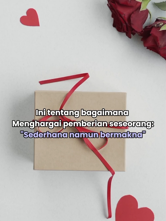 Jadi hargai setiap pemberian yang kamu terima,  bukan dinilai dari besar kecilnya, tapi makna dari pemberian itu dan cara kita menghargai orang yang memberikannya. Tag seseorang yang pernah membuatmu merasa dihargai dengan pemberian sederhana mereka. #SelfImprovement #selfreminder #selfdevelopment #motivationquotes #upgradediri #motivation