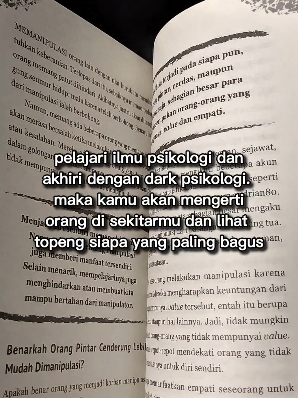 pelajari dark psikologi maka kamu akan tau bagaimana orang disekitarmu.  #darkpsychology #rekomendasibuku #psikologi #SelfImprovement #books 