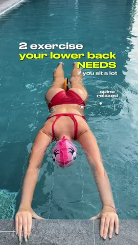 2 exercise your lower back neesa if you sit a lot #swim #swimming #swimtok #swimtips #swimcoach #swimmingtips 