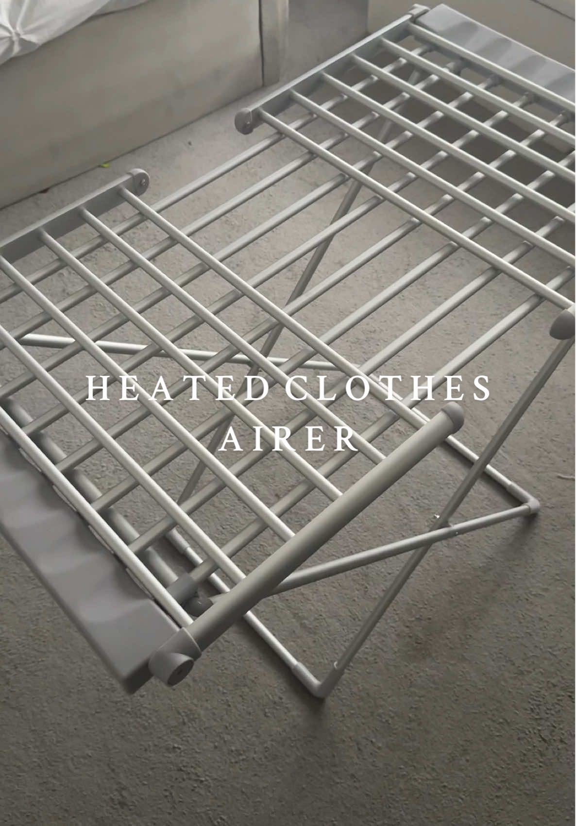 If you’re drying clothes indoors this winter, a heated clothes airer is great to speed up the drying process. This heated airer is compact when folded down, holds plenty of clothes and is energy efficient!🙌🏻 Airer linked below #heatedairer #clothesairer #cleaninghacks #CleanTok #tiktokmademebuyit #flashsale #dealdrops #cleaningtiktok #tiktokmademebuyit #laundryhack #laundrytips #laundry 