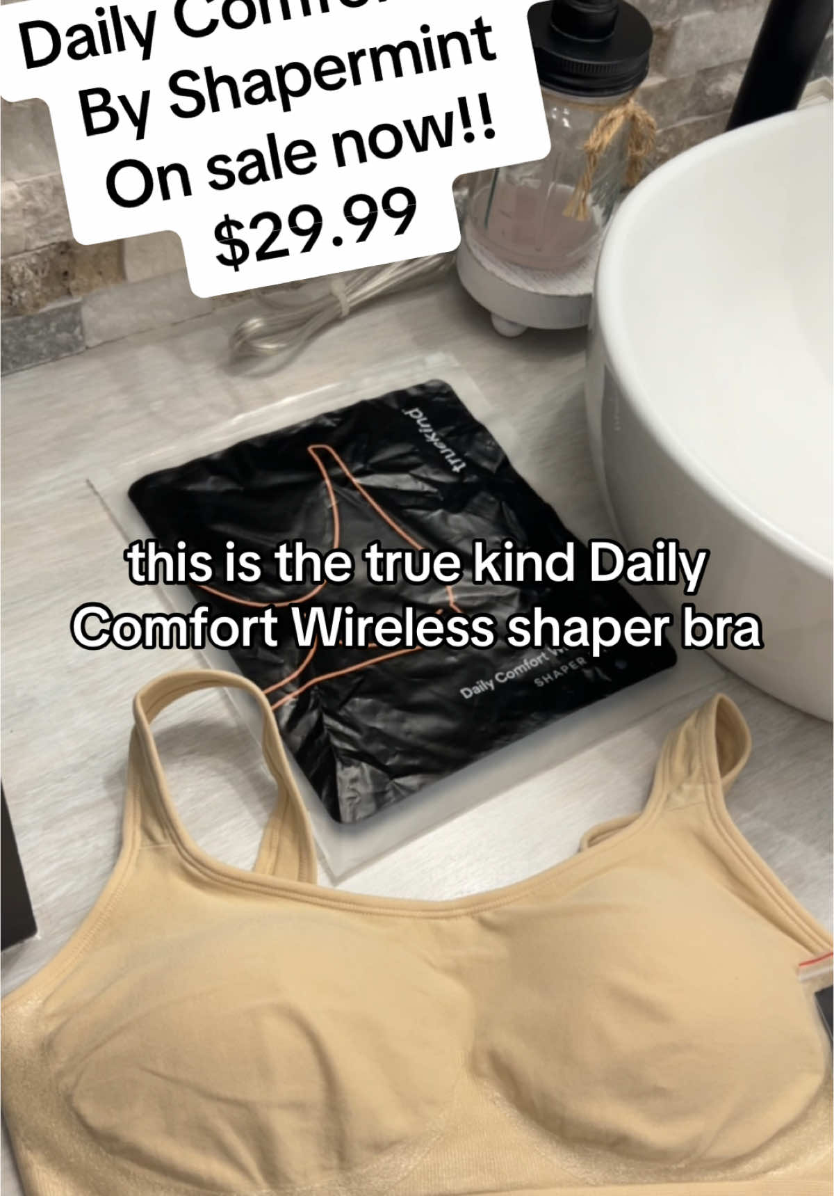 Daily comfort bra by shapermint!! On a great dwal for only $29.99 right now. Available in three color. #shaperbra #shapermint #shapebra 