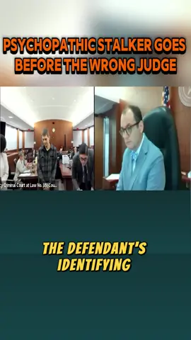 Psychopathic Stalker Goes Before the Wrong Judge p1 #court #courtroom #judge #fyp #judgefleischer 