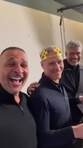 The 👑 is back!💪🏻 #marcovanbasten #frankrijkaard #ruudgullit @AC Milan 