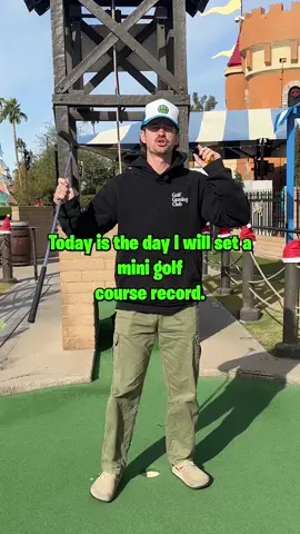 Is Today The Day I FINALLY Set a Mini Golf Course Record?? #minigolf #miniaturegolf #golf #golfer #golflife #IGShareYourPassion