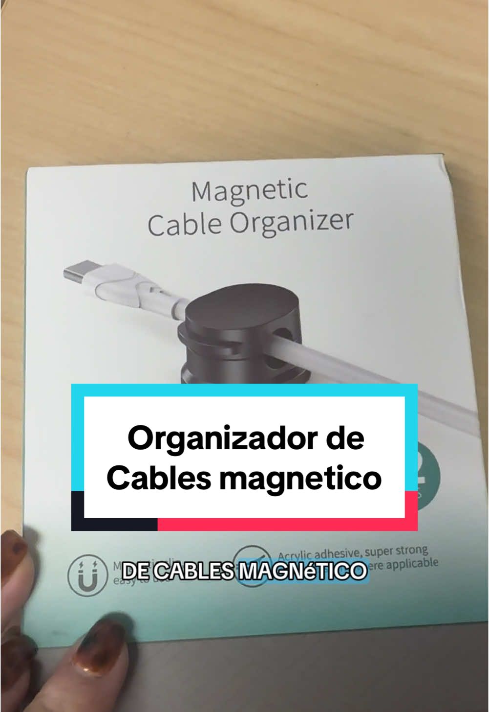 Magnetic cable organizer #magneticcableorganizer #officesupply #tiktokshopholidayhaul #tiktokshop #teamwork 
