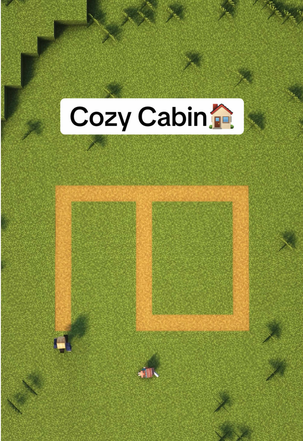 Minecraft Cozy Cabin🏠 #Minecraft #minecraftbuilding #minecrafttutorial 