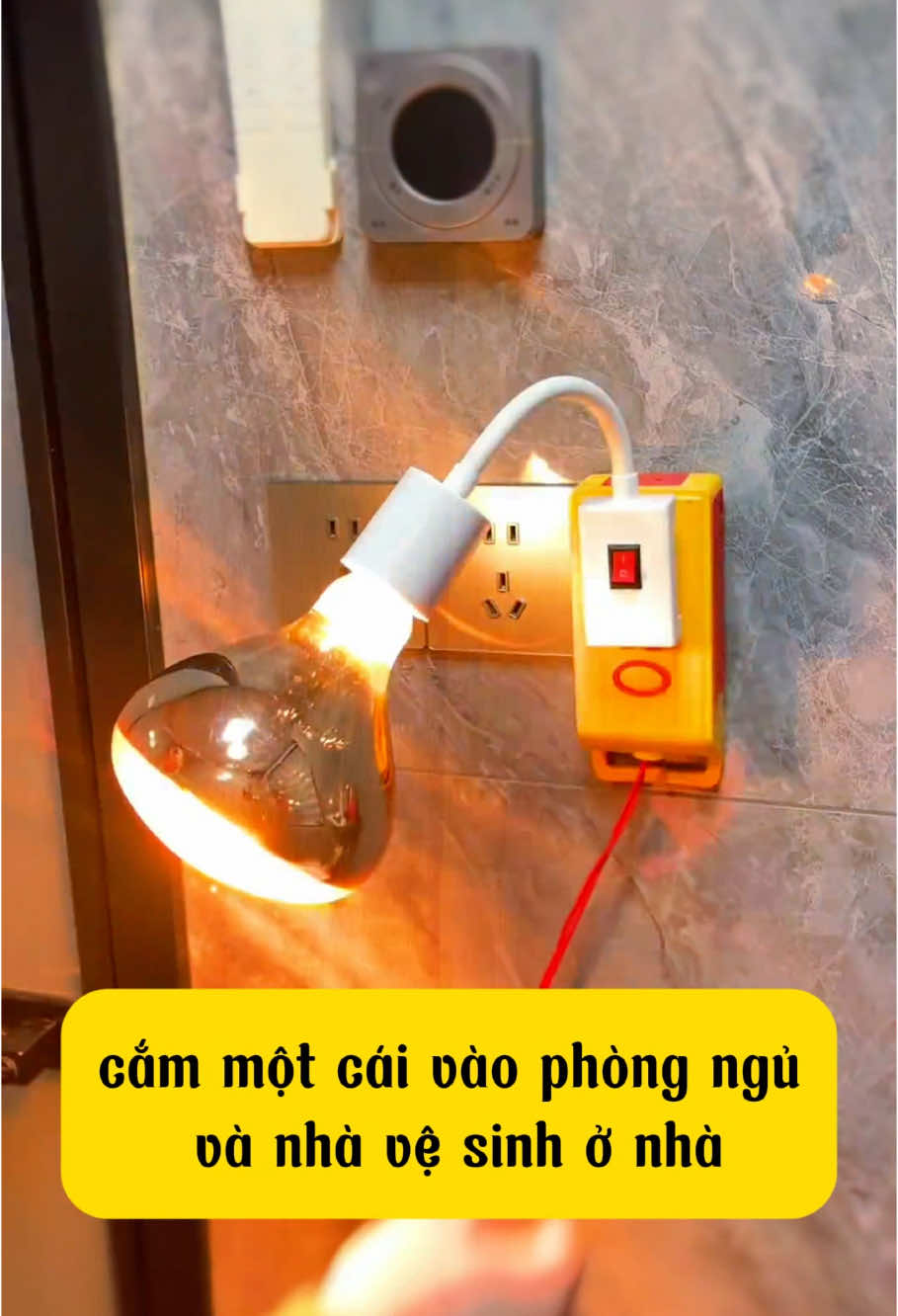 Bóng đèn sưởi nhà tắm, nhà vệ sinh, sưởi cho gia súc gia cầm #bongsuoinhatam #bongdensuoi #bongdensuoinhatam #bongsuoiamga #tiktokshop 