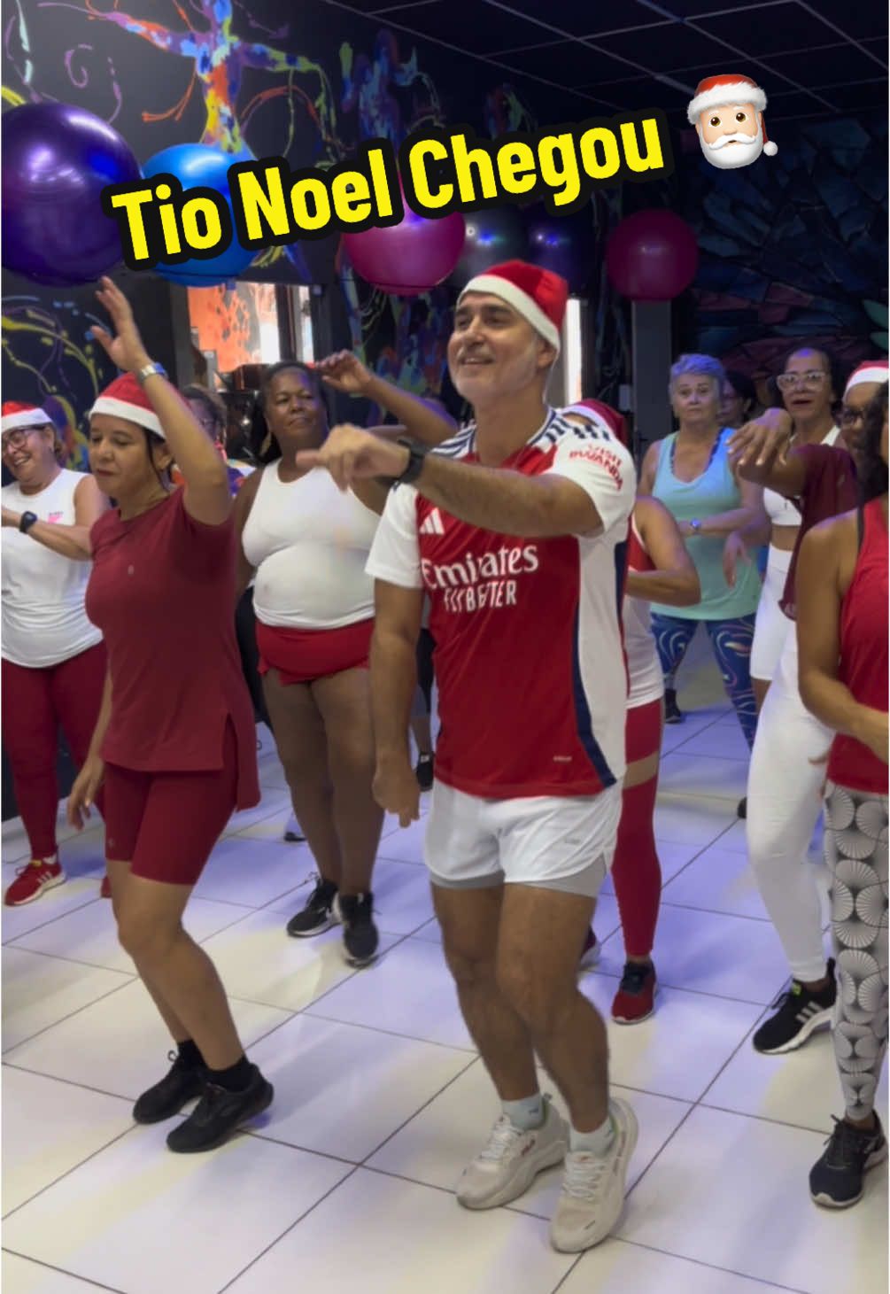 Tio Noel Chegou🎅🏻 #natal #danca #80smusic 