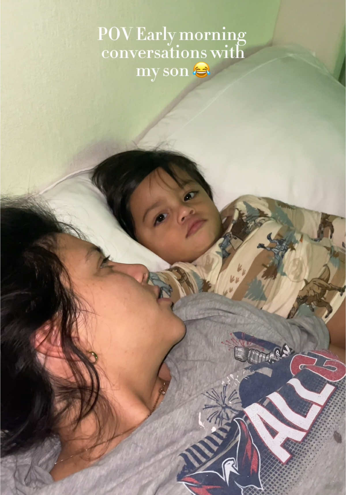 I’d like to think he knows what I’m saying all the time 😂😭🫶🏽  #MomsofTikTok #stayathomemom #momlife #boymom #sahm 
