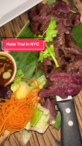 📍@Top Thai 55 carmine  Yummy thai food in the West Village and it’s Halal!  What we ordered: ⭐️Thai iced tea $6  ⭐️Grilled skirt steak $17.95 ⭐️Panang curry $22.95 ⭐️Pad see eew $22.95 #thai #thaifood #thaifoodnyc #halal #halalnyc #nycfoodie #nycfood #thairestaurant #birthdayspotsnyc 