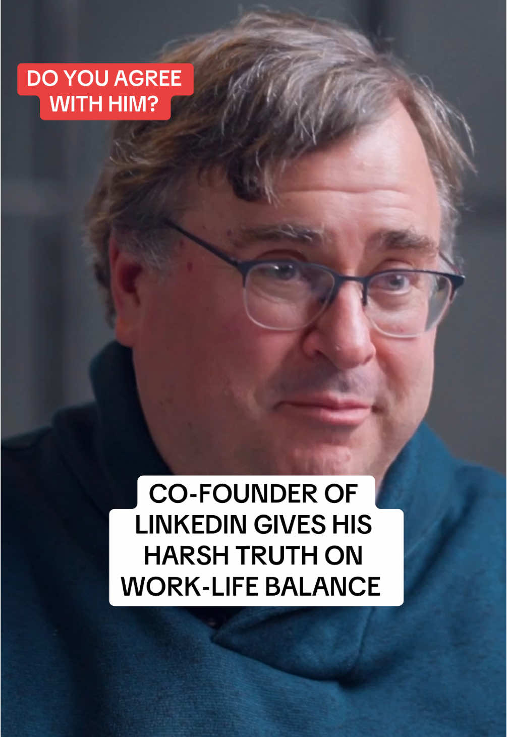 Co-founder of LinkedIn Reid Hoffman gives his opinion on work-life balance and why he doesn’t agree with it when you’re building a start-up 👀 #podcast #podcastclips #work #company #business #founder #linkedin #truth #reidhoffman #startup #businesstok #interview #diaryofaceo #opinion #entrepreneur 