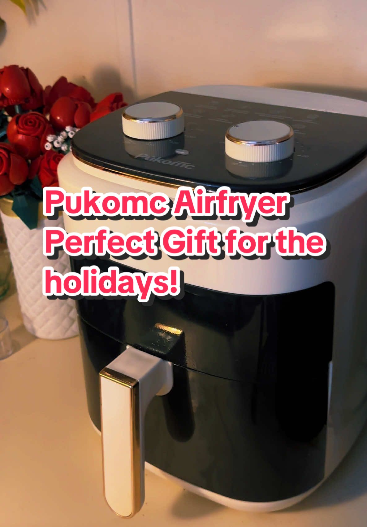 This air fryer is the beginning of a new chapter in yummy recipes! Check out the @Pukomc air fryer! Its a lovely addition and always fun to use. #pukomc #tiktokshopfinds #christmas #tiktokshop #recipes 