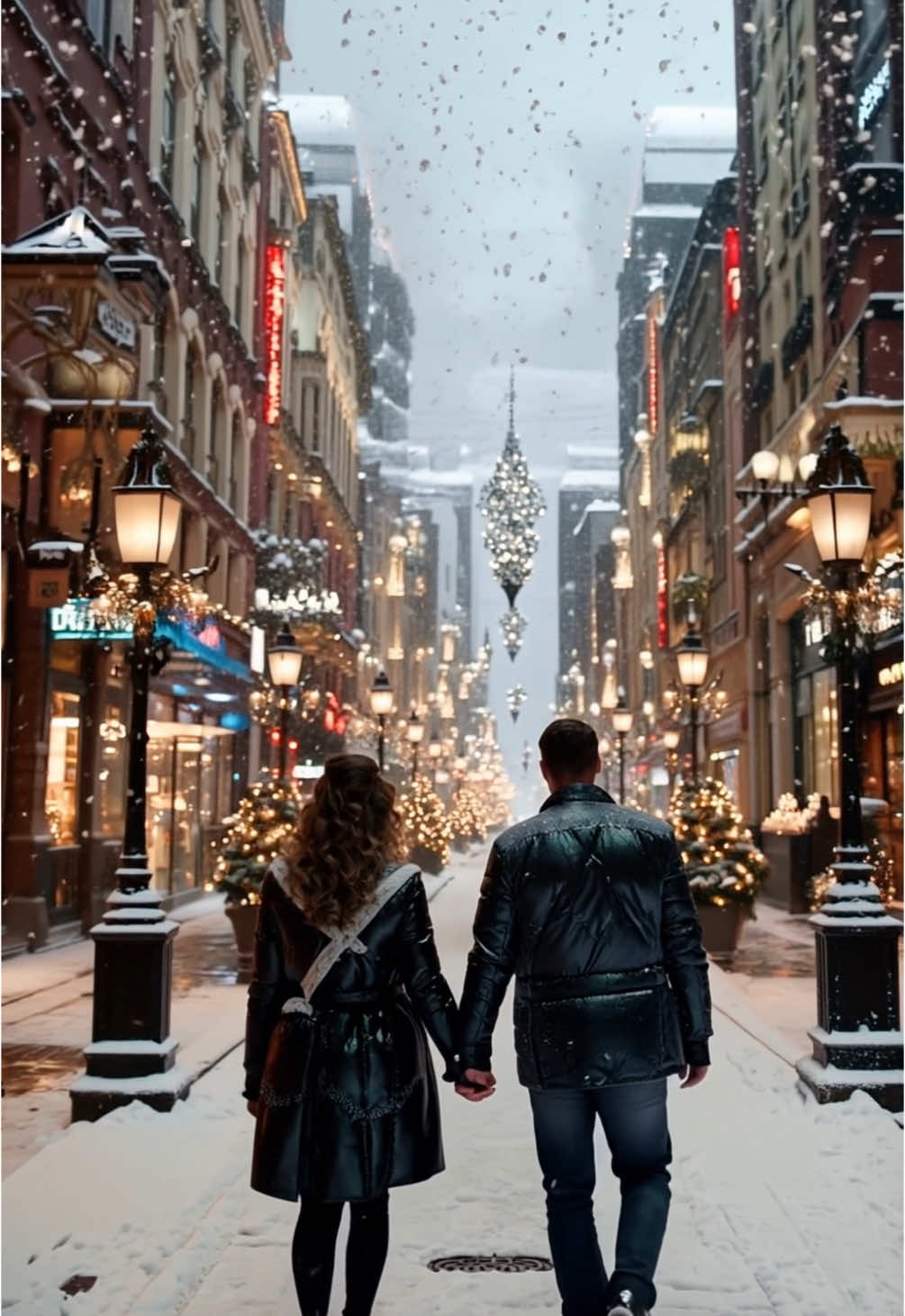 Love in the Air ✨❄️ Who Would You Share This Moment With? ❤️” —- #ChristmasVibes #holidaymagic #paris #WinterWonderland #loveintheair #cozymood #festivelights #snowychristmas #RomanticVibes #ai #ai_novo #couplegoals #aiart 