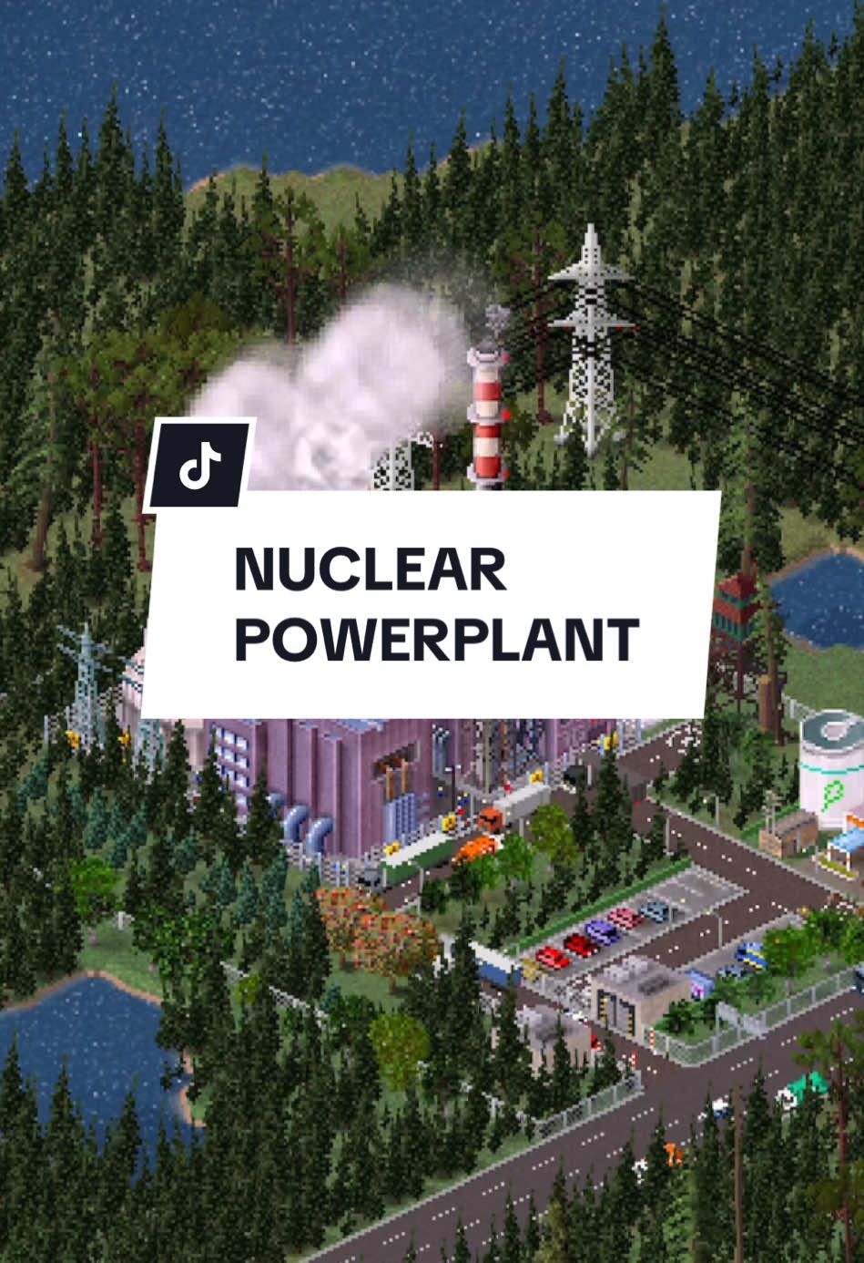 Nuclear powerplant in traffic 🚦🚦☢️ #theotown #game ##gameplay #nuke #nuclear #nuclearpowerplant #