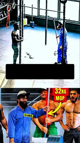 Anatoly Prank 32kg mop can you hold up please #capcut #gym #prank #anatoly 