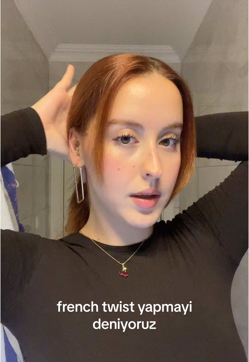 dunyanin en zor seyi misin bune🫠 #frenchtwist #hair 