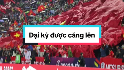 Hình ảnh lá đại kỳ được căng lên trên svd Việt Trì - Phú Thọ khi đội tuyển Việt Nam dẫn trước. #viêtnam #svdviettri ##vietnam  #xuhuongtiktok #xuhuong 