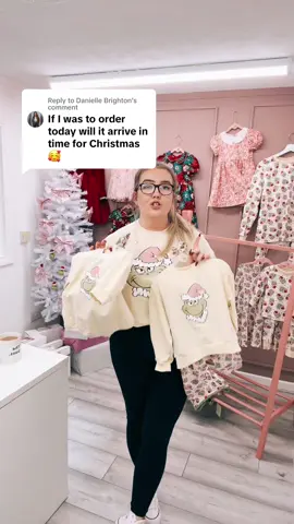 Replying to @Danielle Brighton  Order before Thursday for garentee Christmas delivery 🎅🏻#christmas #clothing #matching #jumper 