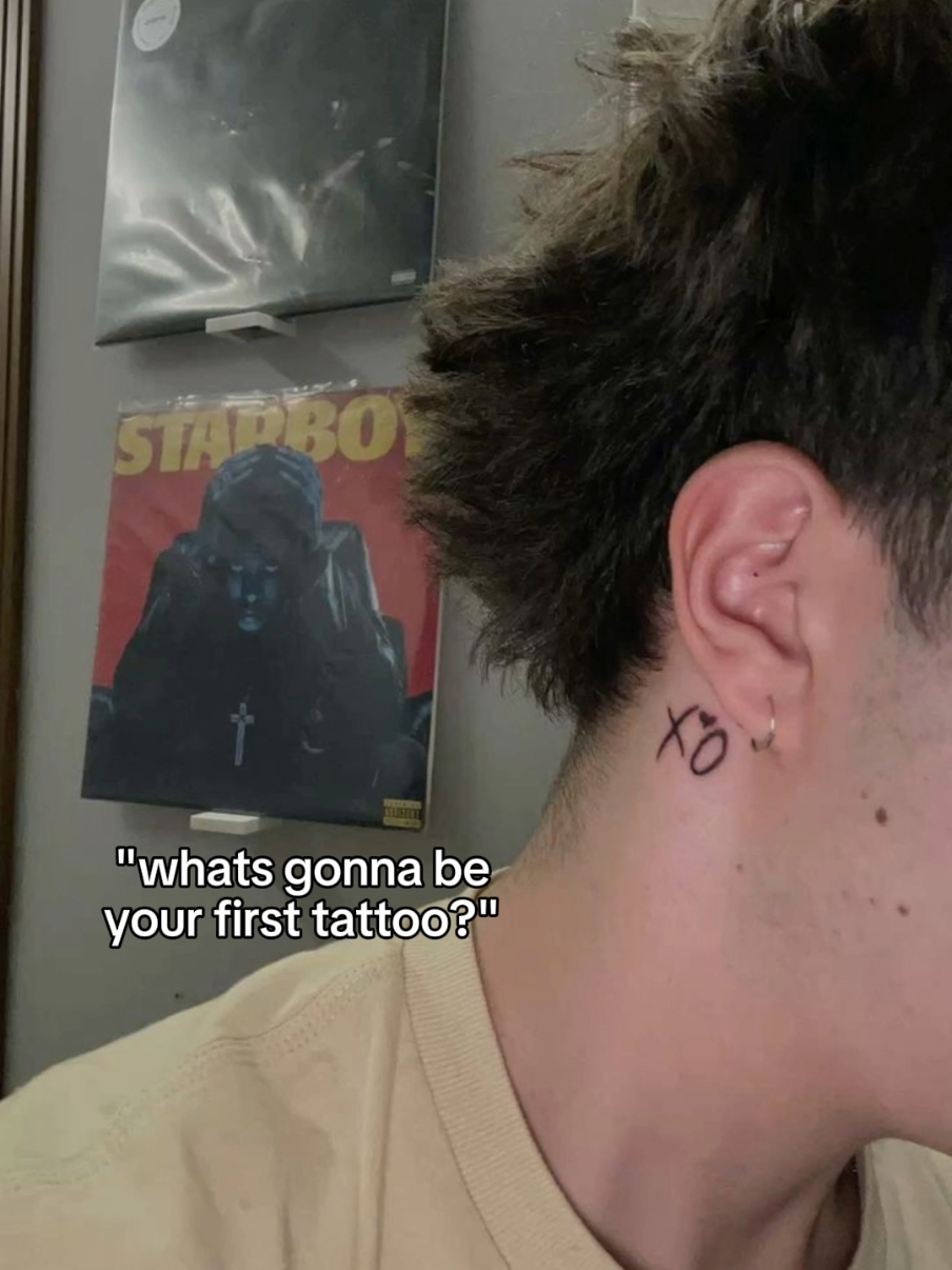 my first tattoo, obviously! ﾒ𝟶 #theweeknd #abeltesfaye #xo #tattoo #relatable #crazy 
