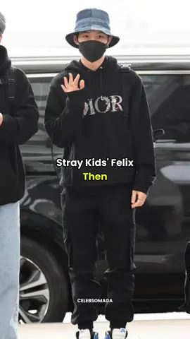 Stray Kids Felix Style Then Now #straykids #felix #fashion #StreetStyle #fy #styling #celebrity 