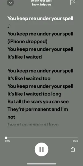 Under your spell #fyp #lyrics #fyppppppppppppppppppppppp #spotify #underyourspell 