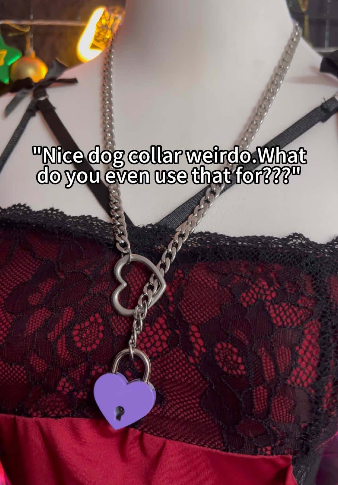 People often mistake our necklaces for 🐶 collars, but they’re so much more than that.💜 #thatdriptho #TikTokShop #necklace #fashion #jewelry #alt #brat #alternative #gf #bff #darkromance #goth #punk #TikTokMadeMeBuylt #OOTD #explore #couple #wife #choker #bestie #besties #gift #giftideas #SmallBusiness #christmasgiftideas #collar