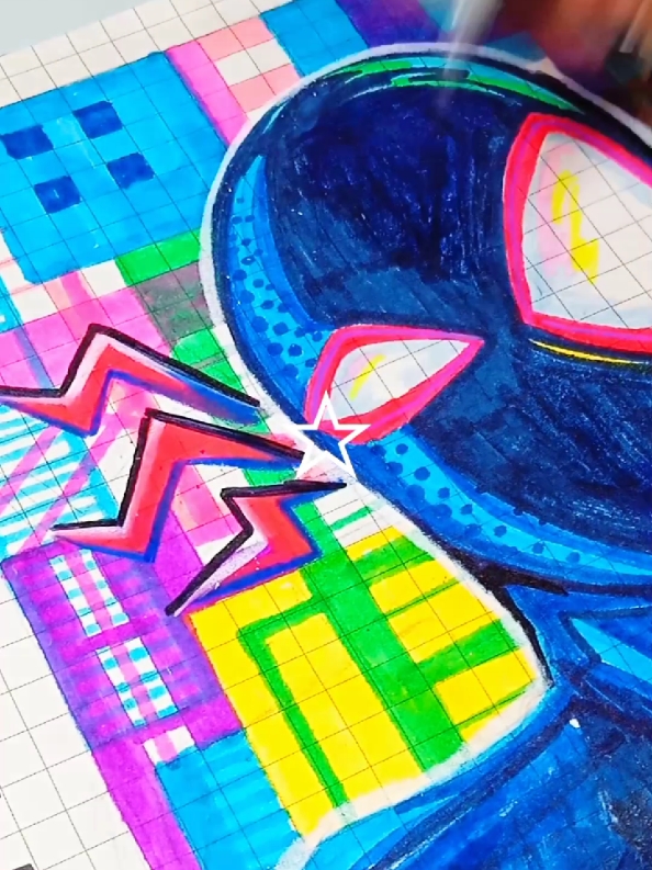 Miles ✨ dibujar spiderman es mi zona de confort 🫂 . . . #sketchbook #art #fypシ #milesmorales #spiderman #fyp 