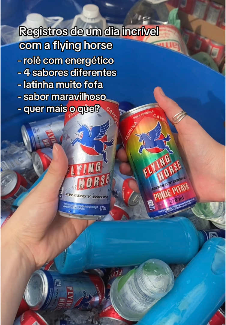 Momentos insanos da última sexta! Sóbora, com a @Energético Flying Horse 💙😍