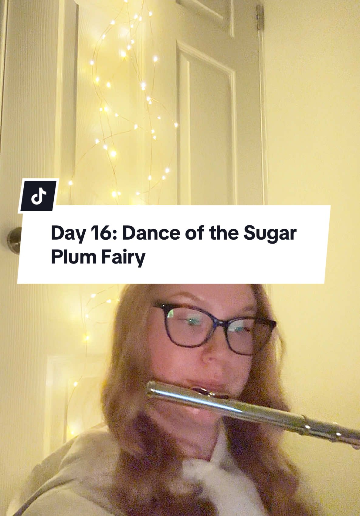 Day 16: Dance of the Sugar Plum Fairy 🧚‍♀️🧚‍♀️#musicteacher #christmassongs #flutecover 