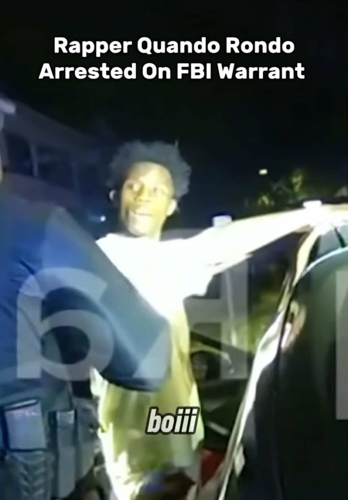Rapper Quando Rondo was arrested for having an outstanding warrant. What do you think his warrat was for?  #fypシ #bodycams #duiarrest #quandorondo 